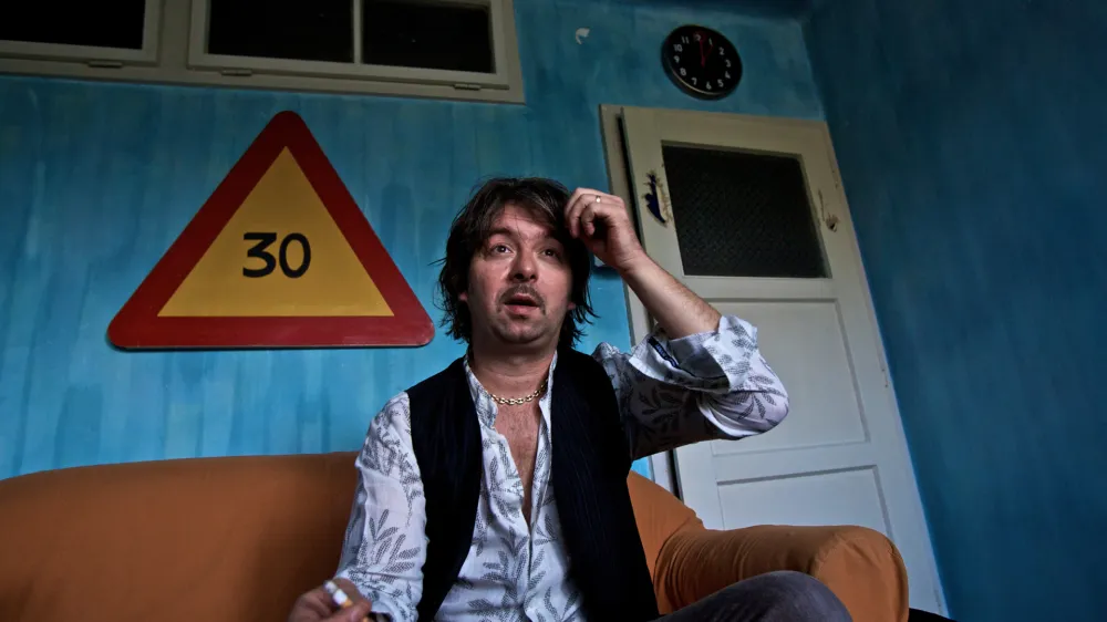 Robert Pešut Magnifico, glasbenik - pevec - kitarist///FOTO: Luka CjuhaOPOMBA: ZA OBJAVO V ČASOPISU DNEVNIK