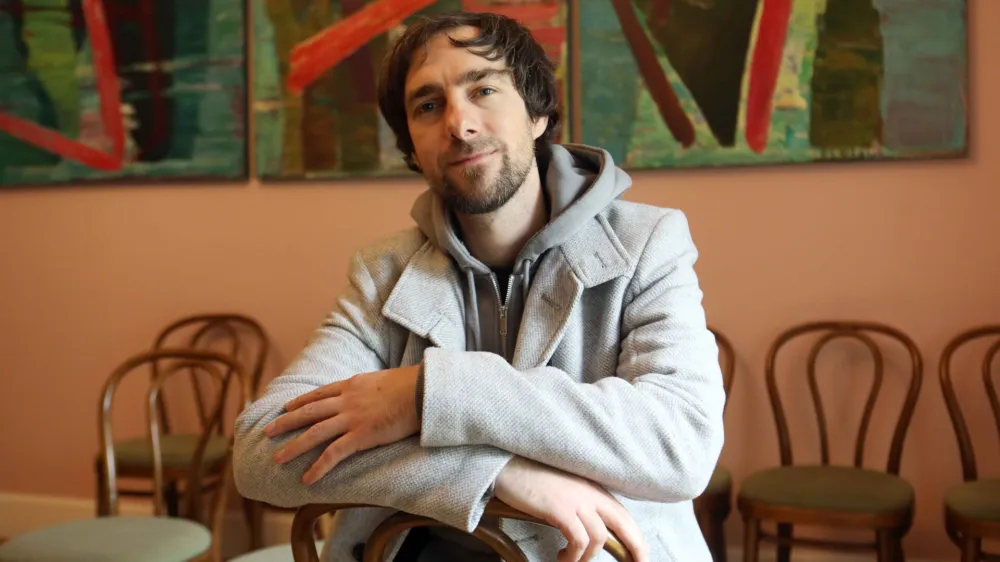 25.04.2024 - nominacije za Cankarjevo nagrado, Denis &Scaron;kofic,Foto: Tomaž Skale