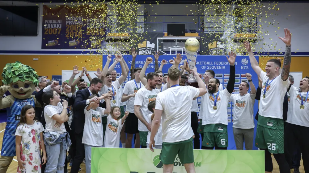- 29. 05. 2024 - finalna tekma državnega prvenstva v košarki med Helios Domžale in Cedevita Olimpija - Olimpija je osvojila naslov državnega prvaka //FOTO: Jaka Gasar