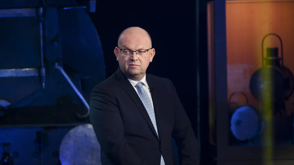 Klemen Grošelj- 03.06.2024 - predvolilno soočenje predstavnikov osmih kandidatnih list, ki kandidirajo na evropskih volitvah; POP TV, LJUBLJANA