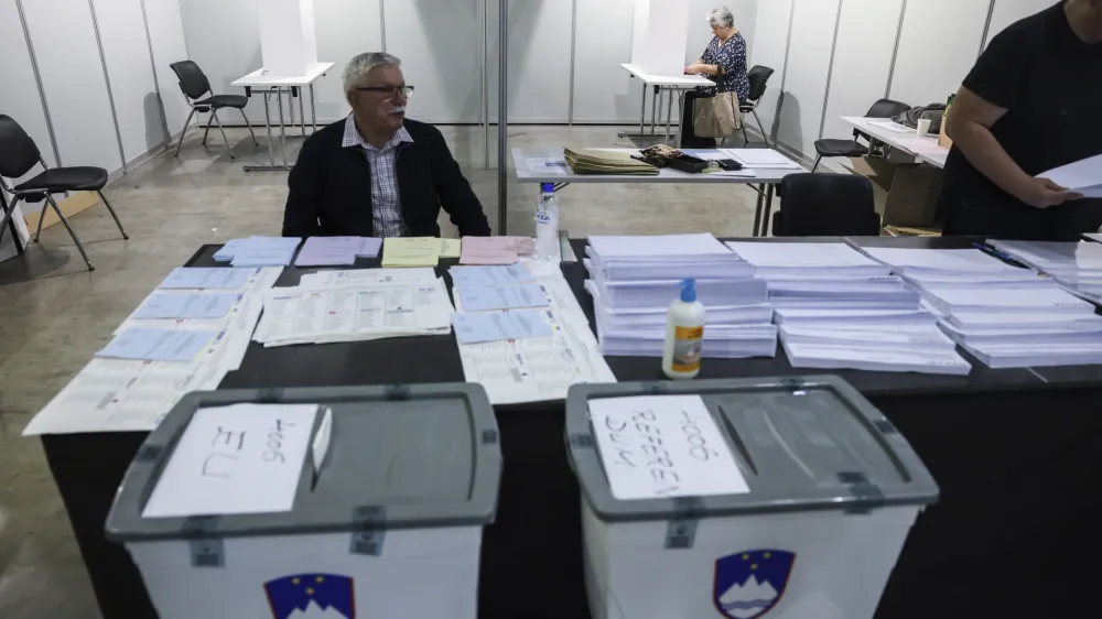 - 04.06.2024 - predčasne volitve in referendum - Gospodarsko razstavi&scaron;če //FOTO: Jaka Gasar