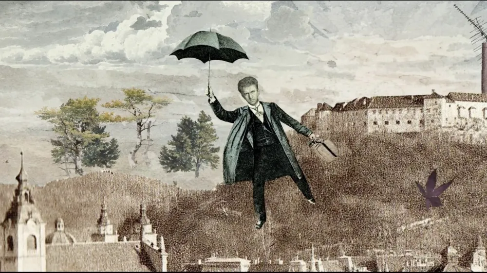 Ilustracije iz dokumentarne epizode o Hinku Smrekarju. 