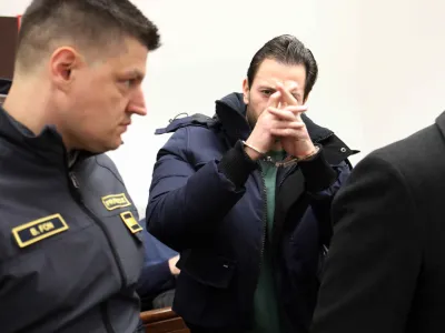 25.01.2024 - sodišče, obdolženi Nicu Ovidu MogosFoto: Tomaž Skale