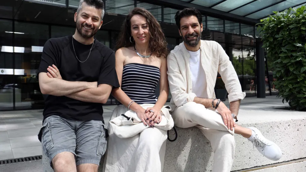 19.06.2024 - Tur&scaron;ki igralci-Onur Ozaydin, Sezini Bozaci, Taner RumeliFoto: Tomaž Skale