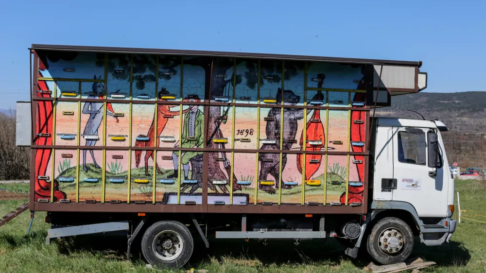 ﻿- 27.03.2017 - Čebelarstvo Atelšek, Povir 52A, Sežana - čebelnjak - čebele - panj-     //FOTO: Luka Cjuha / Foto: Luka Cjuha