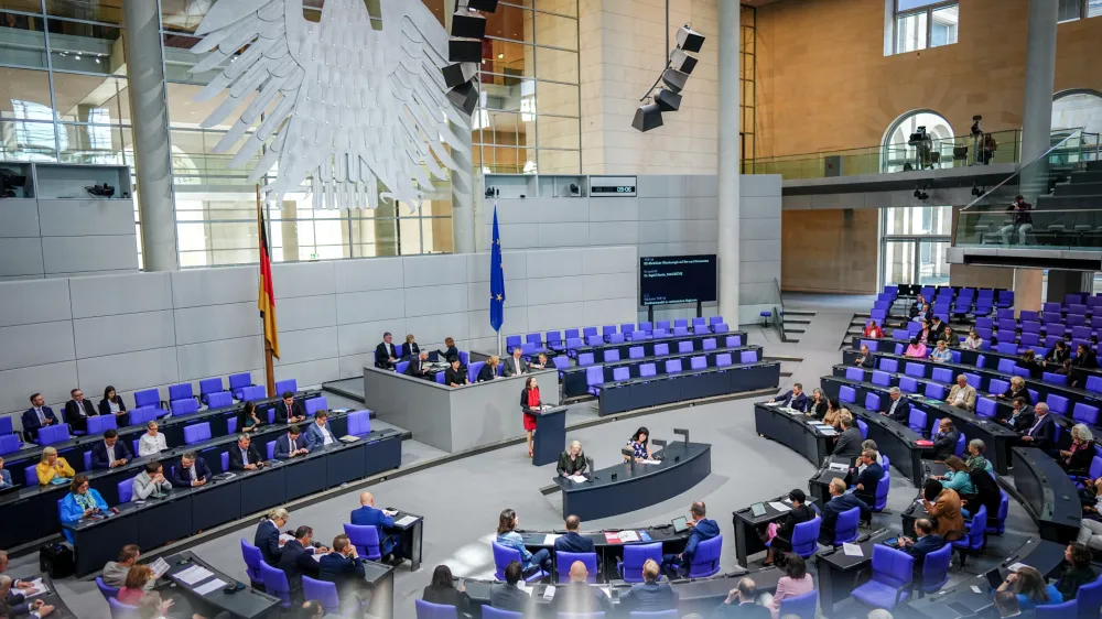 05 July 2024, Berlin: A general view during a plenary session at the German Parliament (Bundestag). Photo: Kay Nietfeld/dpa