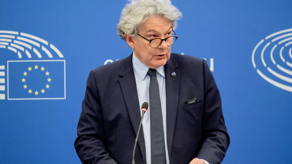 European parliament - Read-out of the College meeting/ press conference by Vice-President Jourova and Commissioner Breton European Parliament in Strasbourg, 03/10/2023.Parlement europ&eacute;en - Lecture de la r&eacute;union du Coll&egrave;ge/conf&eacute;rence de presse de la Vice-pr&eacute;sidente Jourova et du Commissaire Breton Parlement europ&eacute;en &agrave; Strasbourg, 03/10/2023.