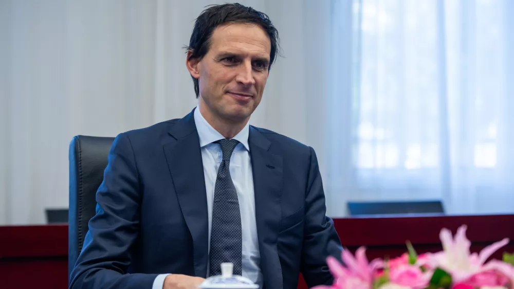 Wopke Hoekstra, European Commissioner for Climate Action, meets with Mr. Huang Runqiu, Chinese Minister of Ecology and Environment, during his official visit to Beijing, China on November 16th, 2023.