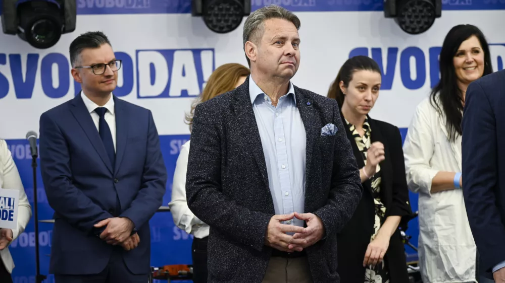 Gibanje SvobodaTomaž Vesel- 6.04.2024 &ndash; 1. festival SVOBODE, Zbilje.  //FOTO: Nik Erik Neubauer