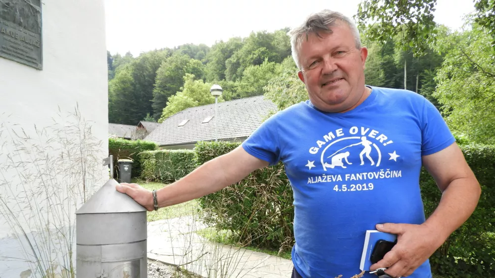 Tomaž Mes, predsednik gorniškega klba Jakoba Aljaža / Foto: Katja Petrovec 