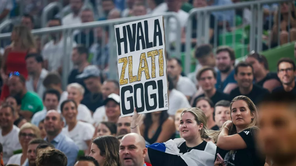 Ljubljana, arena Stozice.Kosarkarski spektakel I Feel Slovenia, Noc zmaja.Poslovilna tekma kosarkarja Gorana Dragica. / Foto: Anze Malovrh/sta