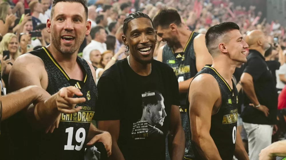 Josh RichardsonBeno Udrih24.08.2024 Poslovilna tekma Gorana Dragića, I Feel Slovenia - Night of the Dragon FOTO: Nik Erik Neubauer / Foto: Nik Erik Neubauer