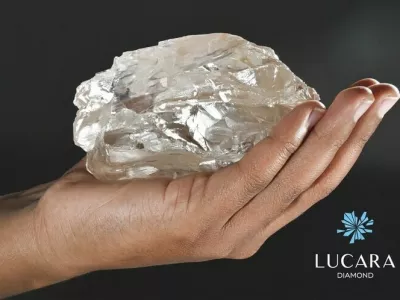 Orjaka so odkrili z uporabo rentgenske tehnologije. Foto: Lucara