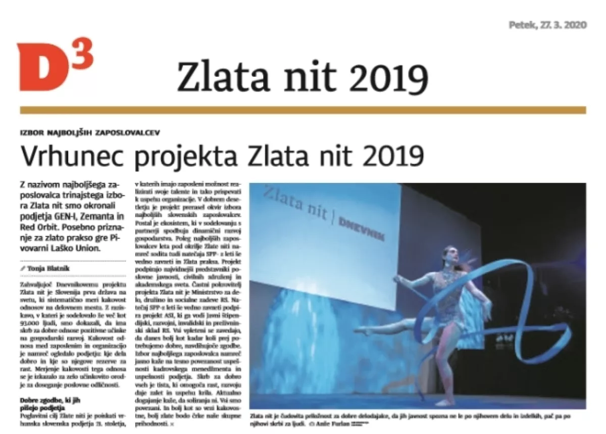 Zlata nit 2019