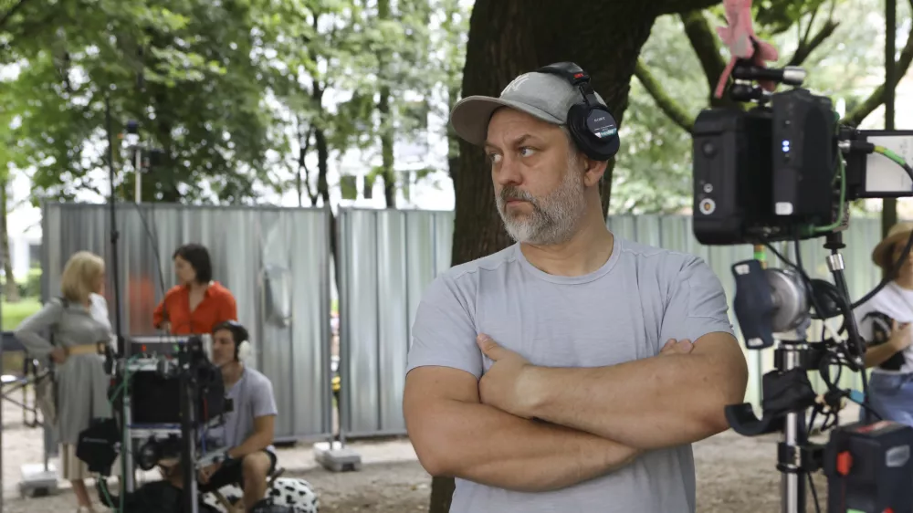 Režiser Klemen Dvornik03.08.2023 - Snemanje slovenskega mladinskega filma Blok 5 režiserja Klemna DvornikaFOTO: Luka Cjuha / Foto: Luka Cjuha