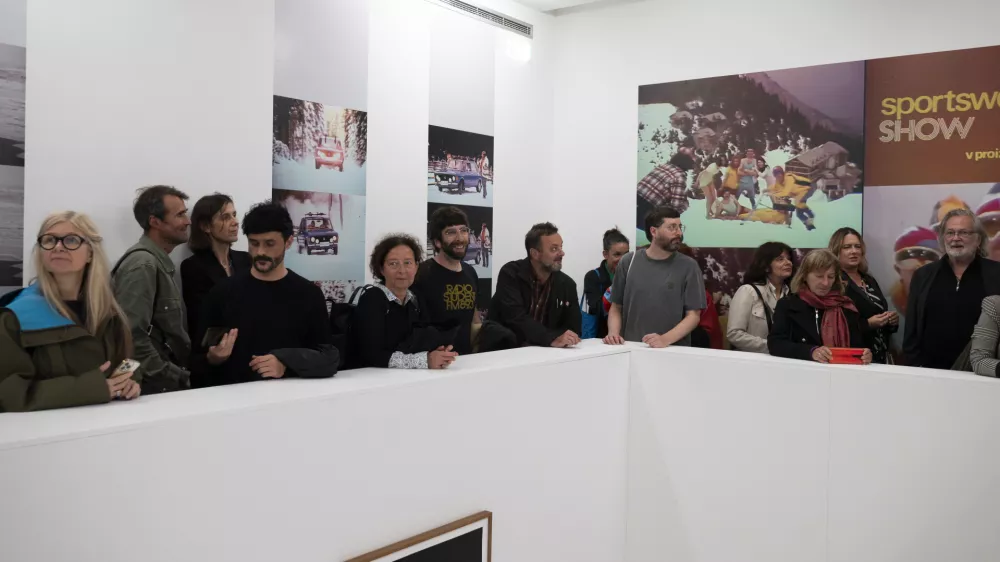 Z otvoritve razstave o reklamah Karpo Godine / Foto: Nik Erik Neubauer