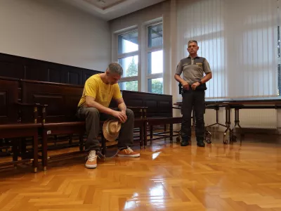 David &Scaron;trukelj uboja ni priznal, saj se ničesar ne spomni. Foto: Nata&scaron;a Bucik Ozebek