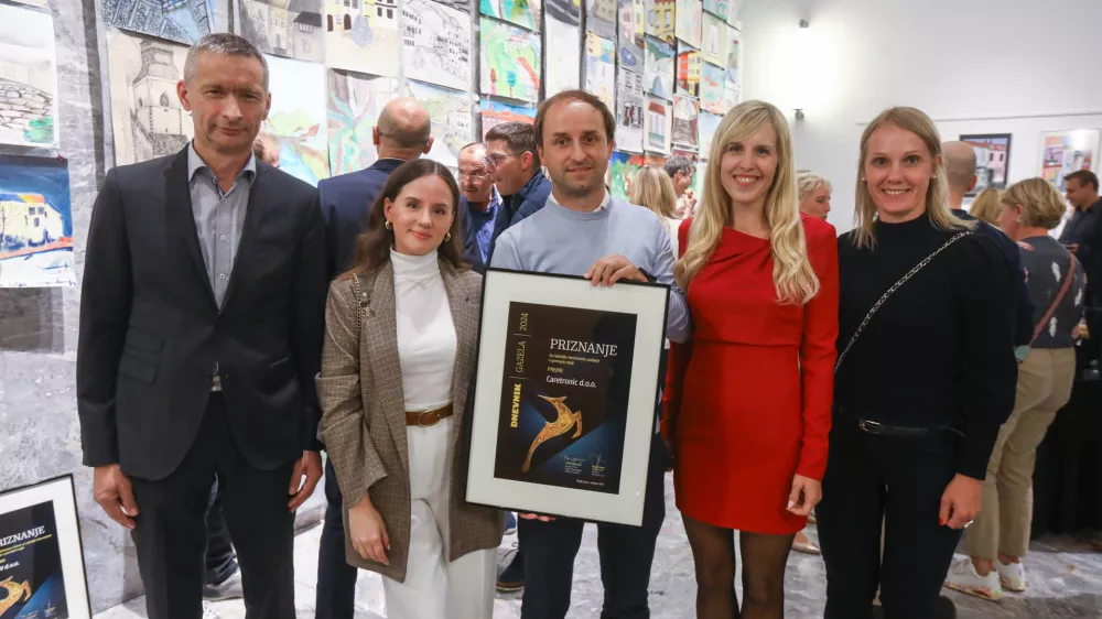 Podjetje Caretronic1.10.2024 - 24. Slovenska GAZELA 2024 – regijski izbor najboljših najhitreje rastočih podjetij – razglasitev Gazele Gorenjske regije.  FOTO: Luka Cjuha
