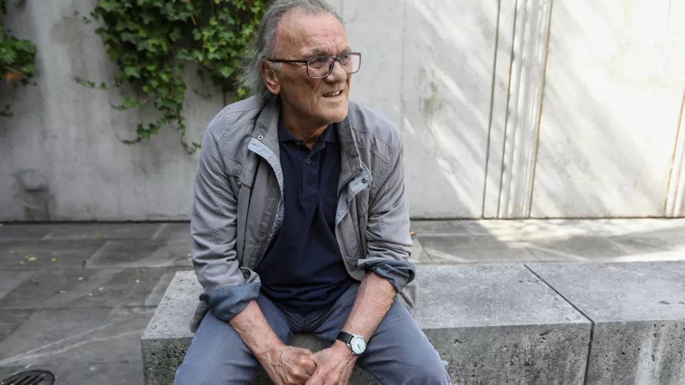 11.09.2024 - ZDENKO VRDLOVEC filozof in dolgoletni filmski kritik pri časopisu Dnevnik,FOTO: Luka Cjuha