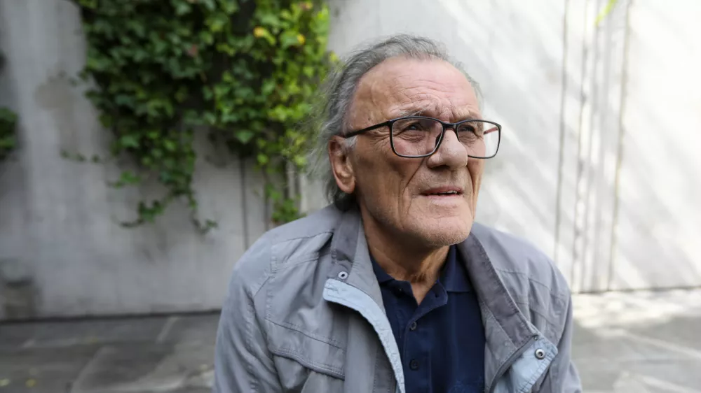 11.09.2024 - ZDENKO VRDLOVEC filozof in dolgoletni filmski kritik pri časopisu Dnevnik,FOTO: Luka Cjuha