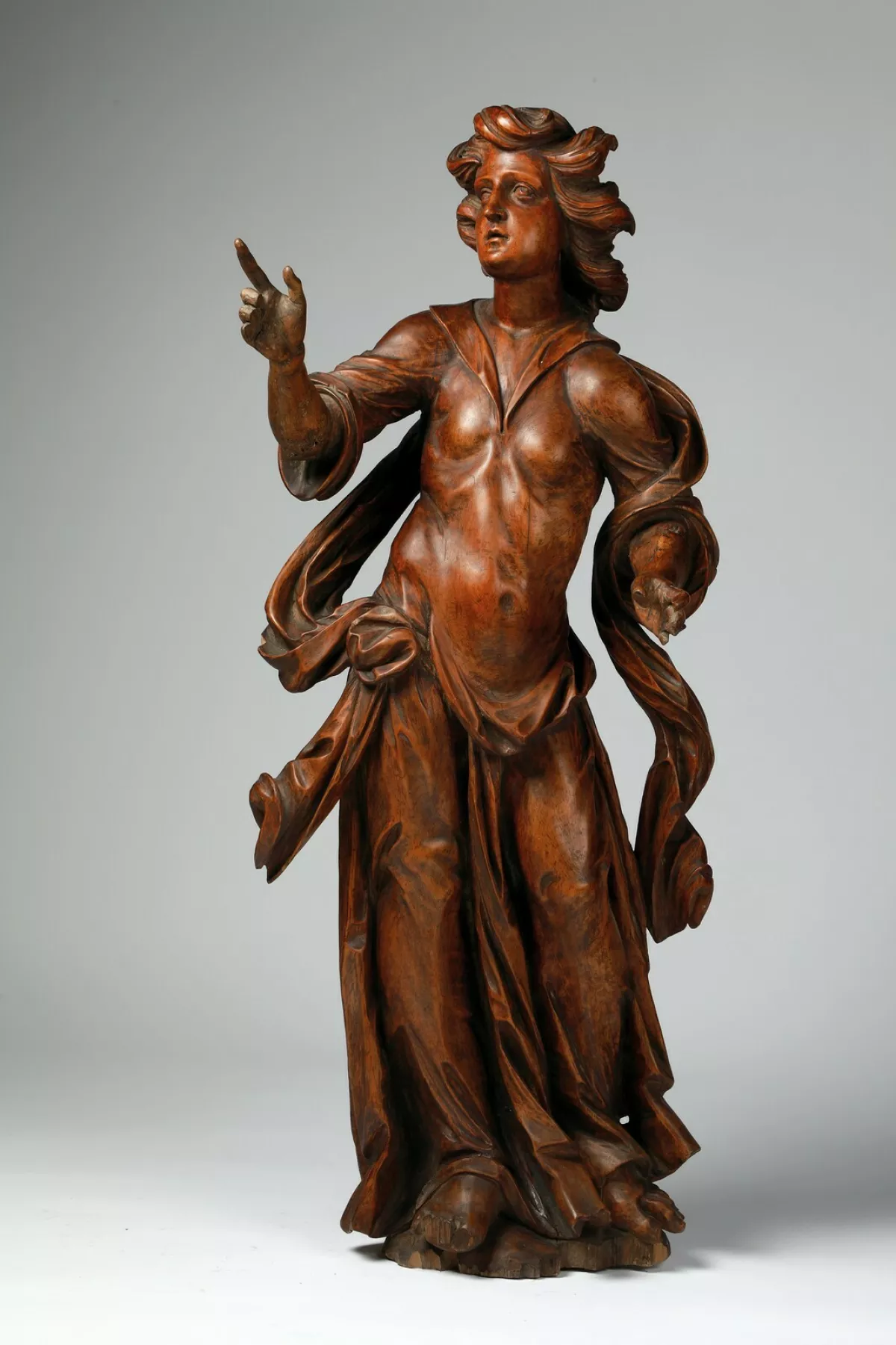 Johannes Komersteiner (ok. 1635 do ok. 1695):
Nadangel Gabriel (1686&ndash;1688),
MUO 13801; v Narodni galeriji na razstavi Stari mojstri iz zbirk Muzeja za umetnost in obrt, Zagreb &ndash; slikarstvo, kiparstvo in grafika. Foto: Arhiv NG