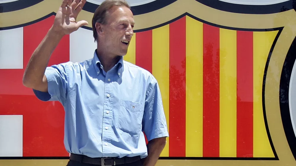 Johan Neeskens v Barceloni leta 2006, ko je postal pomočnik trenerja v tem slavnem klubu. Foto: AP