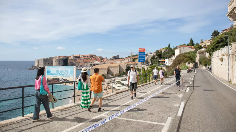 08.10.2024., Dubrovnik - Pocele mjere osiguranja zbog summita potpore Ukrajini. Photo: Grgo Jelavic/PIXSELL