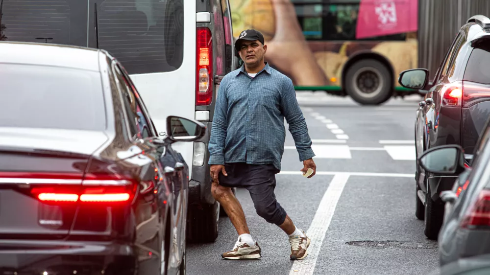 10.2024 - reportaža za Objektiv Beračenje - prosjačenje - berač - Tivolska cesta - Križi&scaron;če Bavarski dvorFOTO: Luka Cjuha