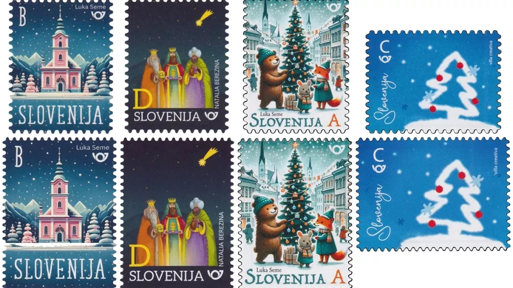 &Scaron;tiri nove vo&scaron;čilne znamke so iz&scaron;le v dveh inačicah, manj&scaron;i (v polah po 50) in večji (v zvežčkih 12-ih).