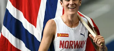 Jakob Ingebrigtsen je na olimpijskih igrah v Parizu poleti osvojil zlato medaljo na 5000 m. Foto: Wikipedia