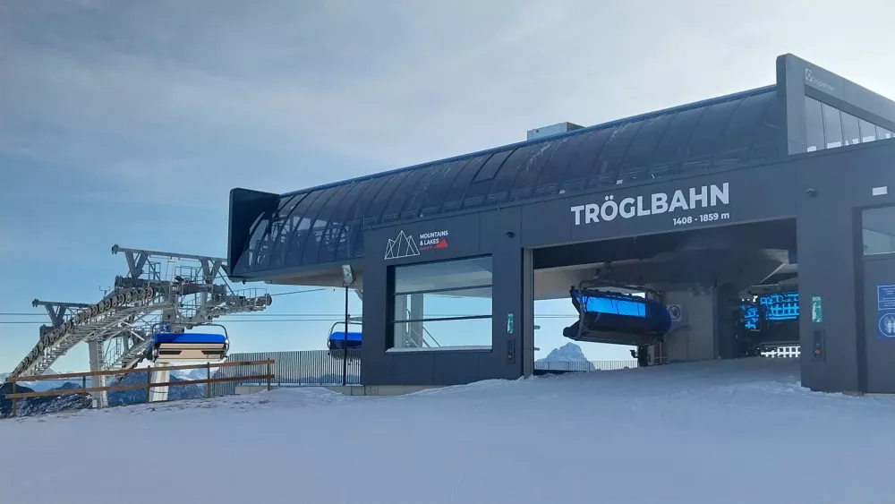 Nova žičnica Tr&ouml;glbahn