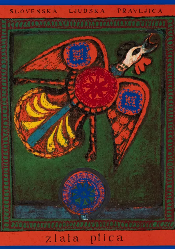 Zlata ptica ilustratorja, slikarja, grafika, oblikovalca in letošnjega nagrajenca Hinka Smrekarja za življenjsko delo Tomaža Kržišnika. Foto: arhiv CD