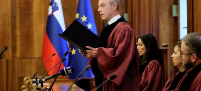 Ljubljana, Ustavno sodisce.Slavnostna seja ustavnega sodisca ob dnevu ustavnosti.Predsednik ustavnega sodisca Rok Ceferin.