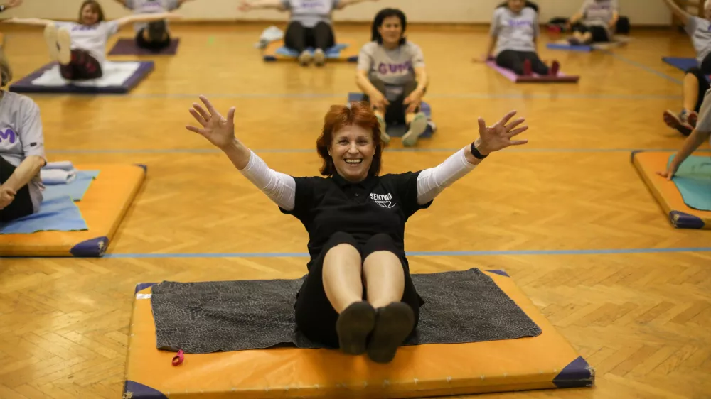Kot vaditeljica telovadbe za mlaj&scaron;a dekleta je Jožica Markovič začela delovati že pred petimi desetletji. Foto: Bojan Velikonja