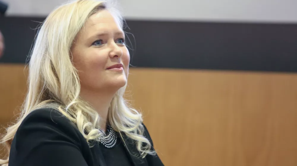 izr. prof. dr. Vasilka Sancin, profesorica mednarodnega prava na ljubljanski pravni fakulteti- 07.12.2017 - okrogla miza o izzivih varovanja človekovih pravic in temeljnih svobo&scaron;čin ob dnevu človekovih pravic, //FOTO: Luka Cjuha.