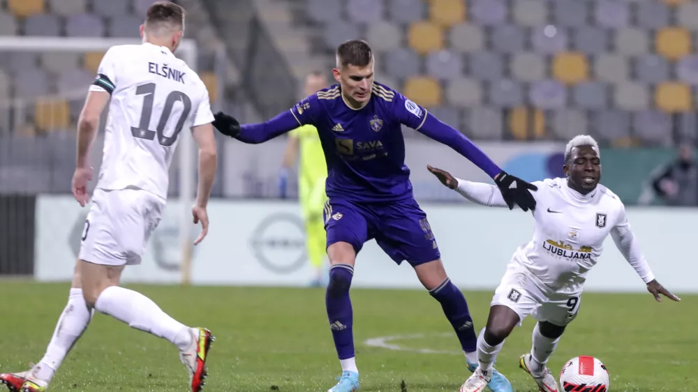 Žugelj Nino (99)- 09.04.2022 – nogomet - Maribor: Olimpija, Prva liga Telemacha, 30. krog: //FOTO: Jaka Gasar