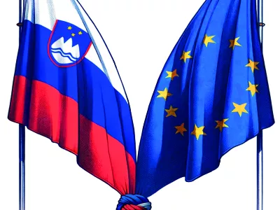naslovnica objektiv ilustracija Evropska unija EU obletnica Luka Seme