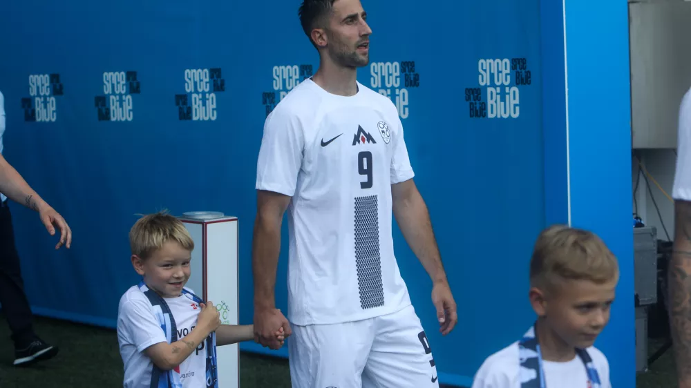 - Andraž Šporar.- 08.06.2024. - Prijateljska nogometna tekma pred nastopi na Evropskem nogometnem prvenstvu EURO 2024 v Nemčiji med Slovenijo in Bolgarijo.//FOTO: Bojan Velikonja