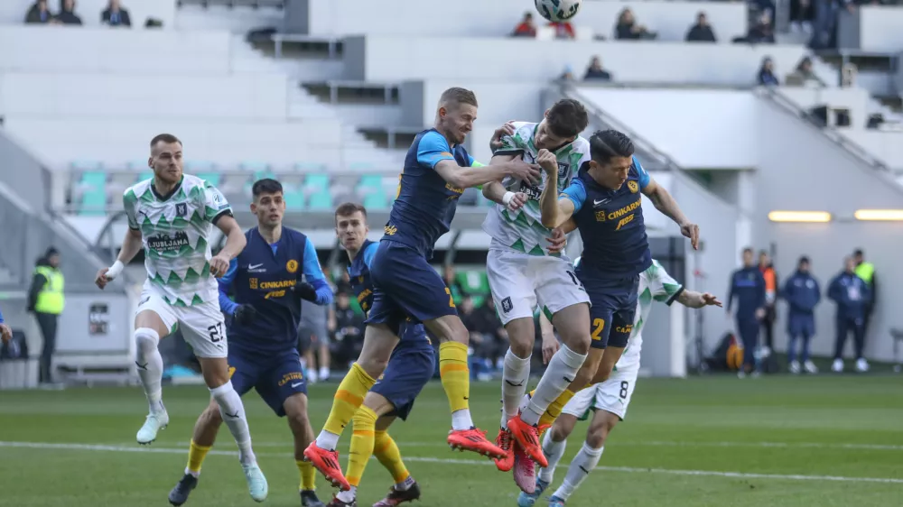 02.03.2025 - stadion Stožice - nogomet - Olimpija: CeljeFoto: Luka Cjuha