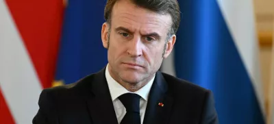 FILE PHOTO: France's President Emmanuel Macron prepares for a plenary meeting at a summit held at Lancaster House in central London on March 2, 2025. JUSTIN TALLIS/Pool via REUTERS/File Photo