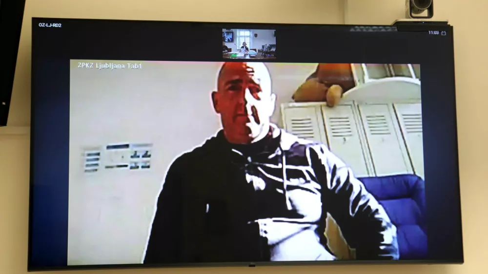 31. 01 2924 -sodišče, Viktor Čavič ali Viktor TrivunovičFoto: Tomaž Skale