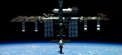 FILE PHOTO: FILE PHOTO: The International Space Station (ISS) is photographed by Expedition 66 crew member Roscosmos cosmonaut Pyotr Dubrov from the Soyuz MS-19 spacecraft, in this image released April 20, 2022. Pyotr Dubrov/Roscosmos/Handout via REUTERS ATTENTION EDITORS - THIS IMAGE HAS BEEN SUPPLIED BY A THIRD PARTY. MANDATORY CREDIT/File Photo/File Photo