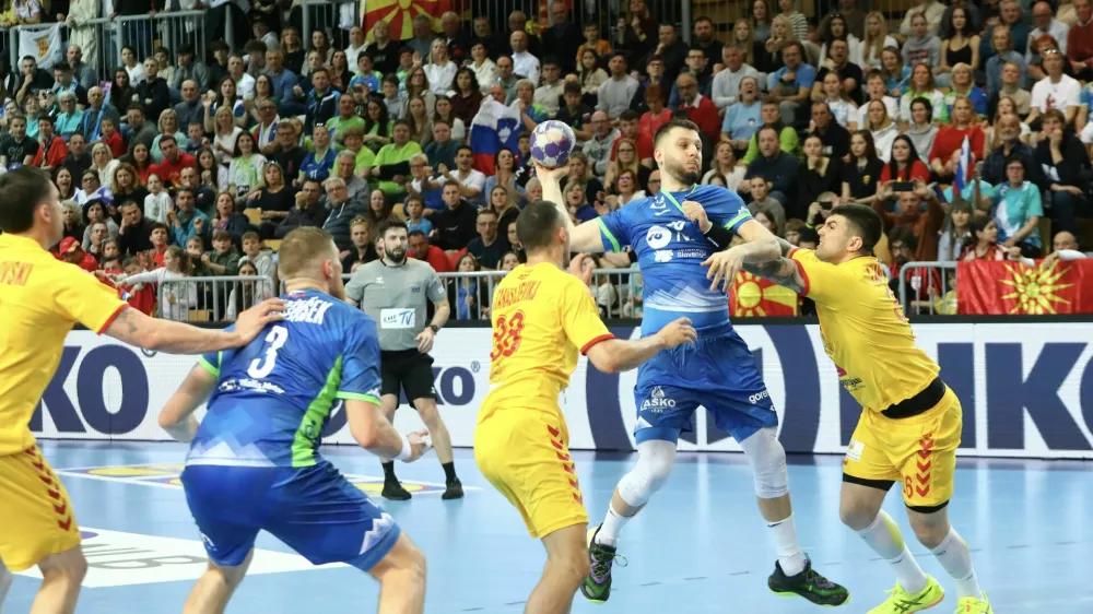 rokomet, slovenija, severna makedonija, koper, bonifika, aleks vlah