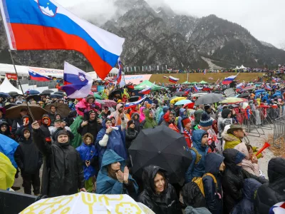 29.03.2025 - finale svetovnega pokala v smučarskih skokih, moški, ekipna tekma; PLANICA 2025 - Foto: Luka Cjuha