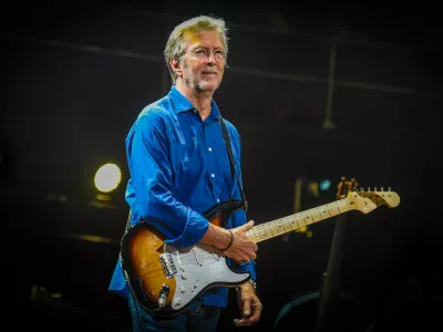 ﻿Eric Clapton performs live at the Royal Albert HallFeaturing: Eric ClaptonWhere: London, United KingdomWhen: 18 May 2015Credit: Danny Clifford/Hottwire.net/WENN.com