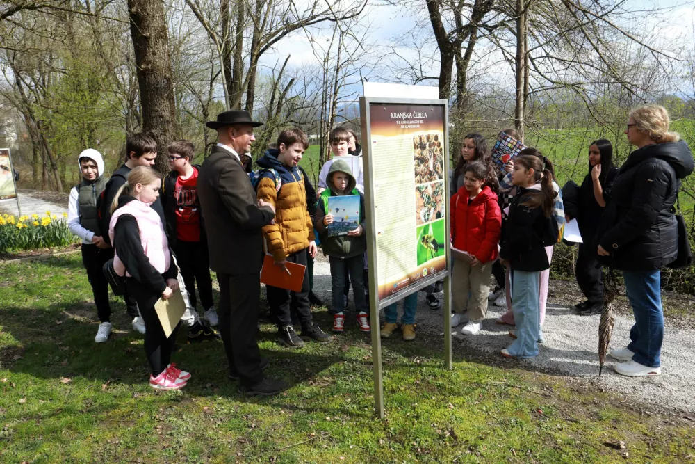 Na čebelarski učni poti je postavljenih 30 informativnih tabel. Foto: Tomaž Skale