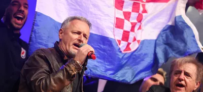 03.02.2025., Zagreb - Svecani docek hrvatske rukometne reprezentacije u Zagrebu nakon osvojenog drugog mjesta na Svjetkom prvenstvu. Photo: Matija Habljak/PIXSELL