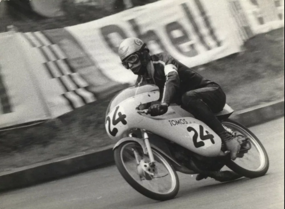 Janko Štefe na dirki v Imoli leta 1969 Foto: arhiv Janka Štefeta