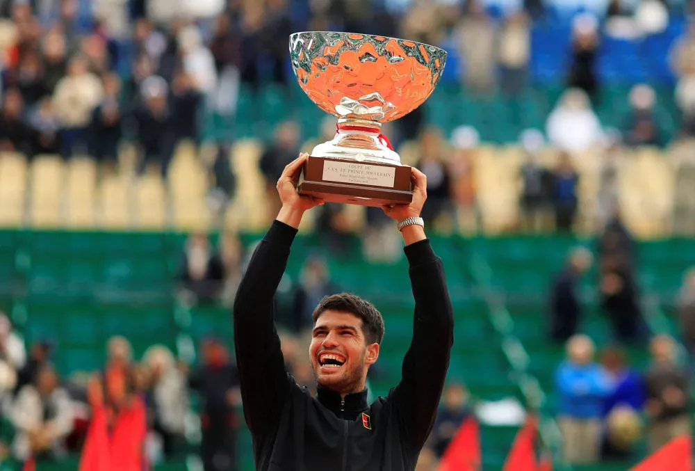 Carlito po zmagi v Monte Carlu. / Foto: Reuters