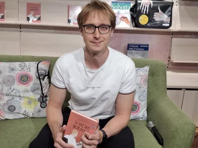 David Zupančič, infektolog in pisatelj / Foto: Meta Černoga